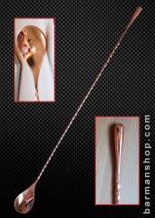 Cuchara espiralada premium cobre 40cm