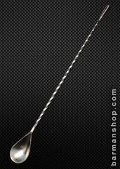 full twisted Bar Spoon 30cm long TEARDROP