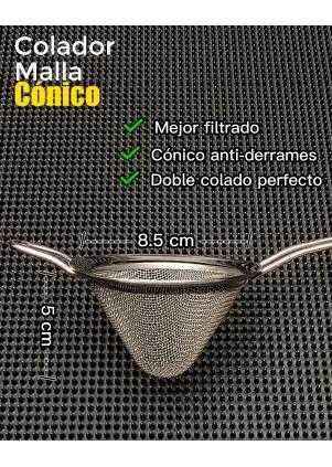 Colador Conico de Malla premium (8.5cm diámetro)